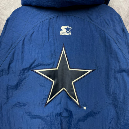 90s Blue Dallas Cowboys Starter Jacket 4086