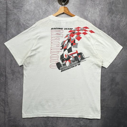90s White Marlboro Racing Team Shirt 3939