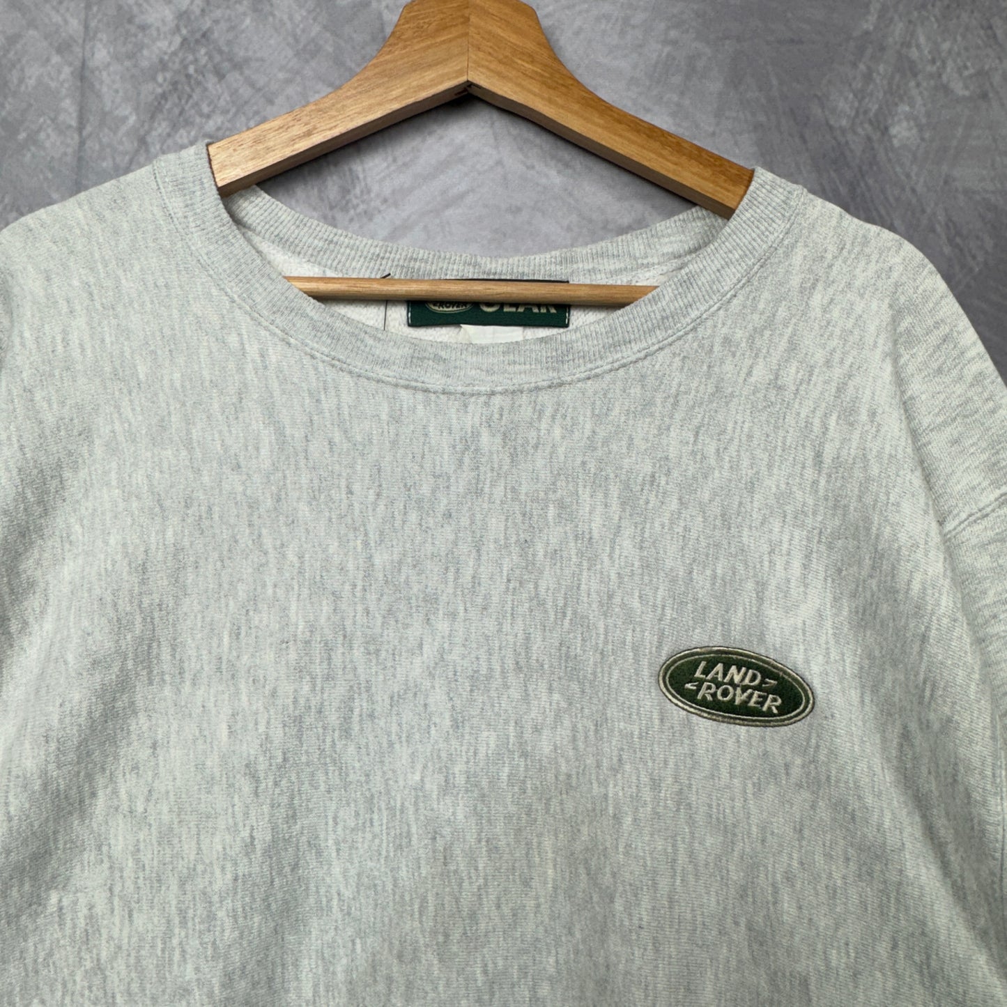 90s Grey Land Rover Champion Reverse Weave Sweatshirt 3984
