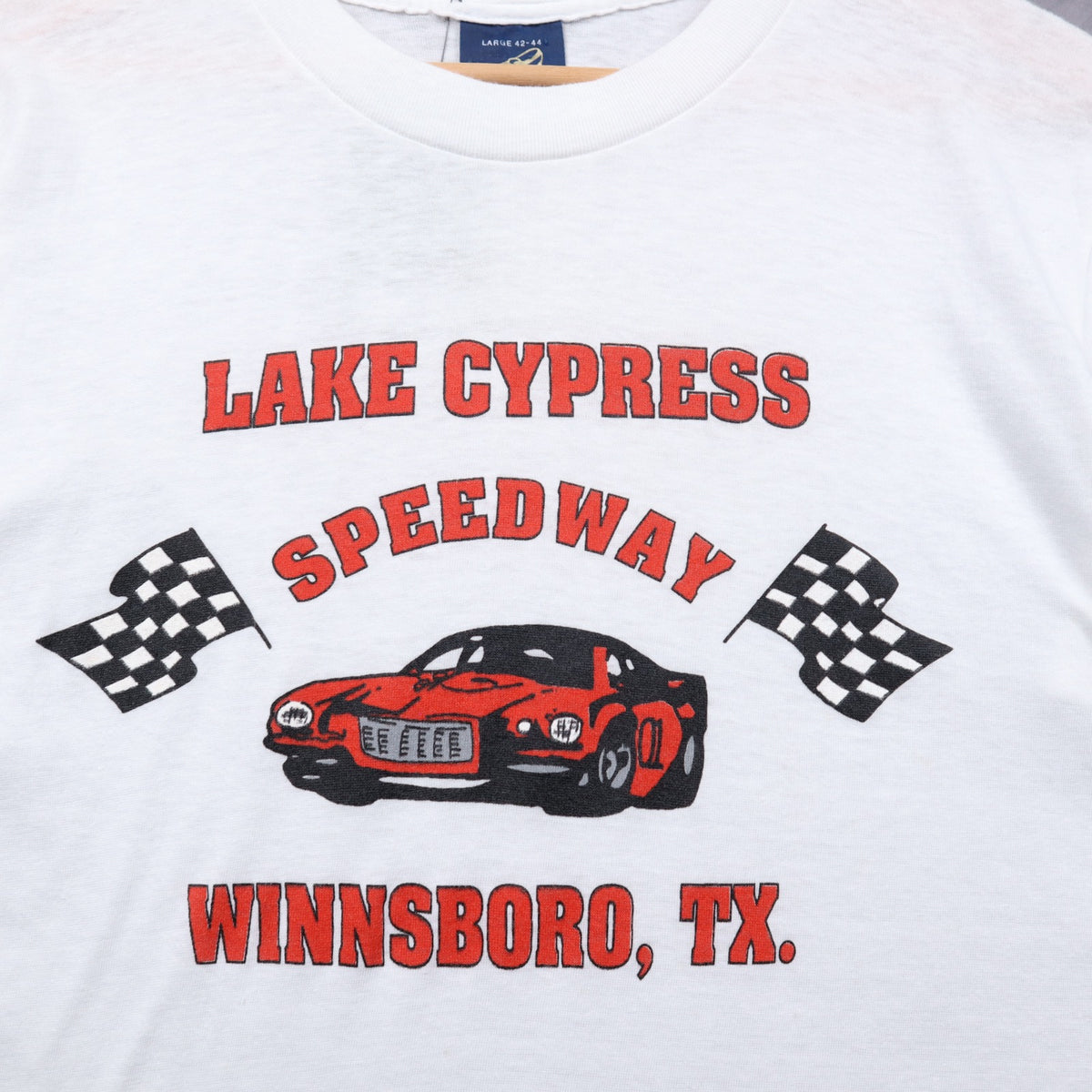 80s White Lake Cypress Speedway Winnsboro TX Shirt 7280