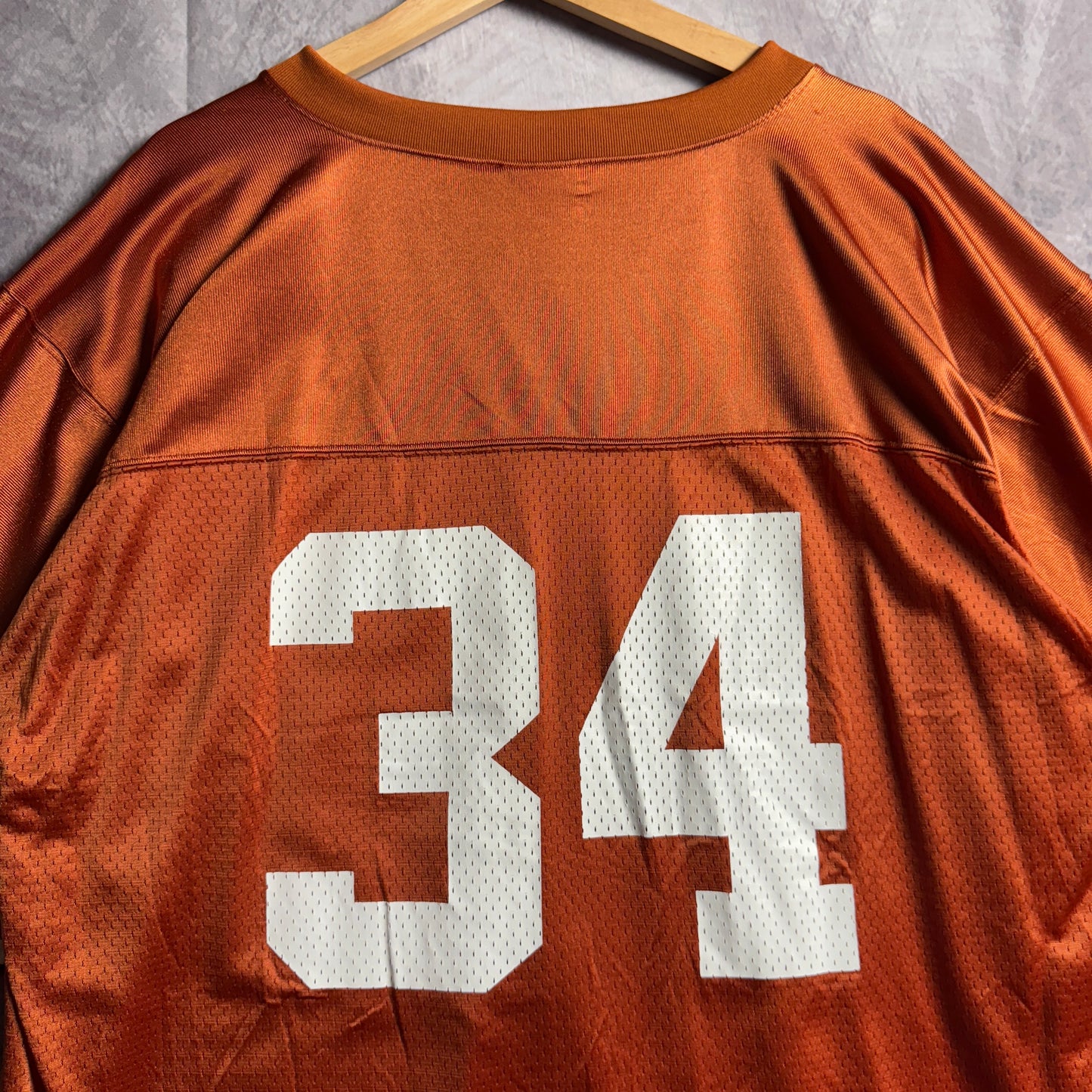 90s Orange Texas Longhorns Ricky Williams Reebok #34 Jersey 4574