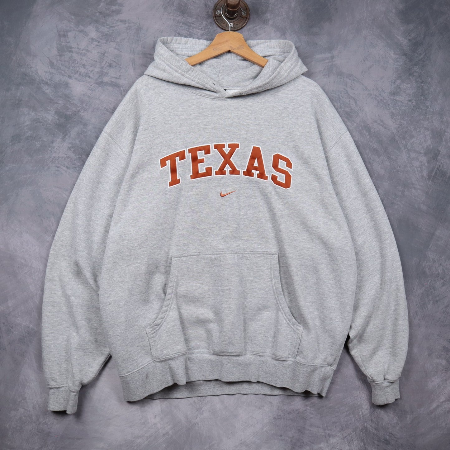 00s Grey Nike Texas Longhorns Hoodie 5649