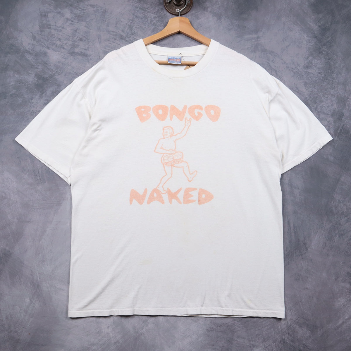 90s White Bongo Naked Shirt 5748