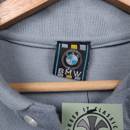 00s Grey BMW M Polo Shirt 7268