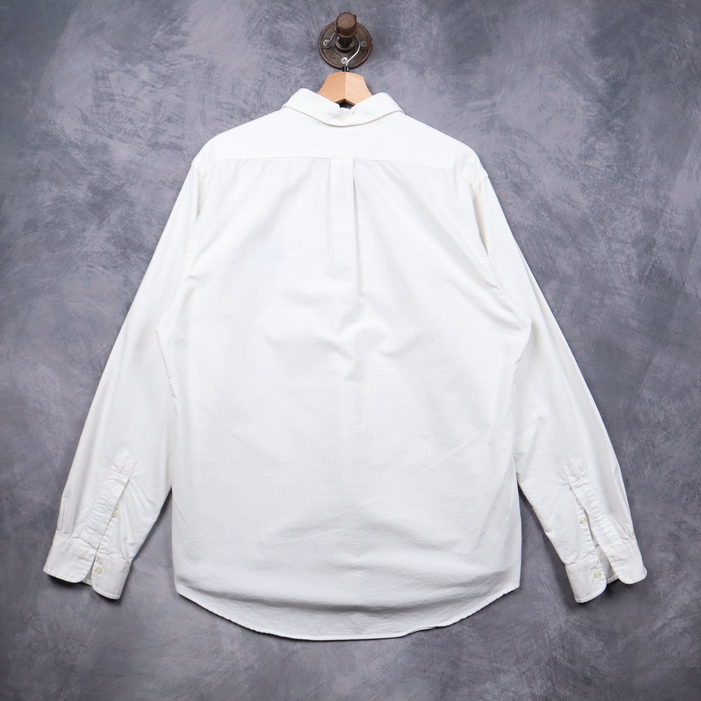 90s White Polo Ralph Lauren Crest Button Up Shirt 5545