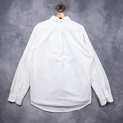 90s White Polo Ralph Lauren Crest Button Up Shirt 5545