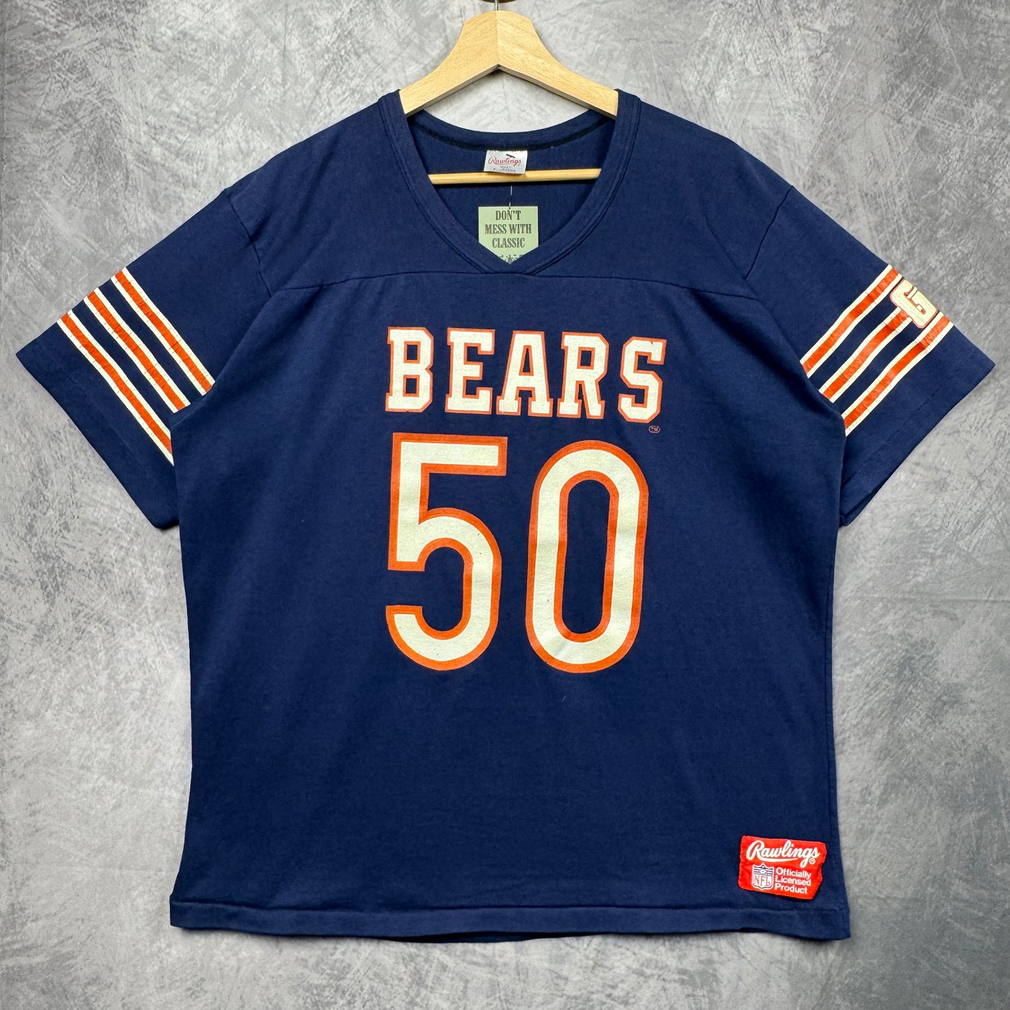 80s Blue Chicago Bears Jersey 4163