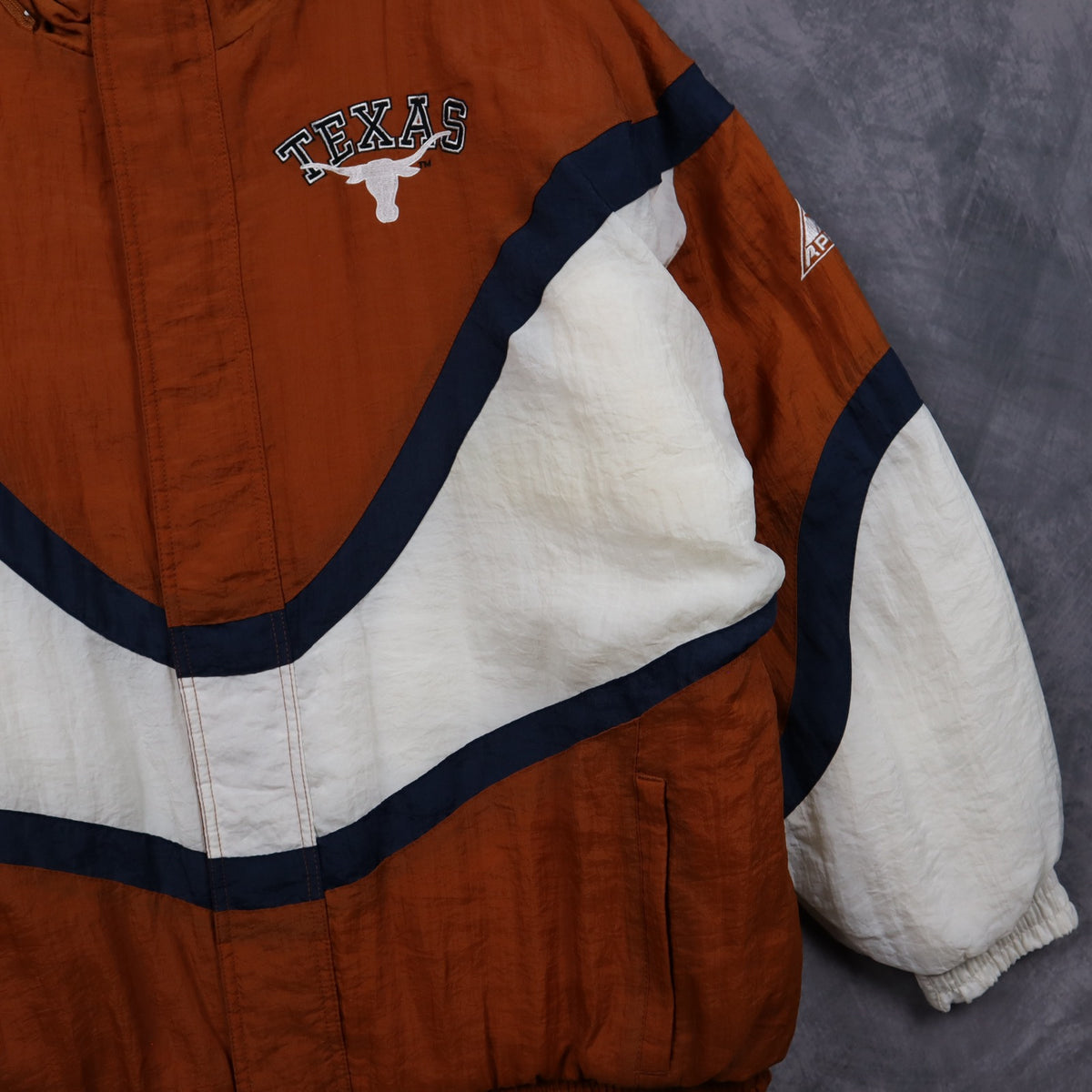 90s Burnt Orange Texas Longhorns Apex One Puffer Jacket 5915