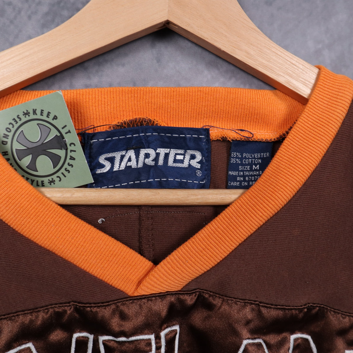 90s Brown Cleveland Browns Starter Jersey 6539