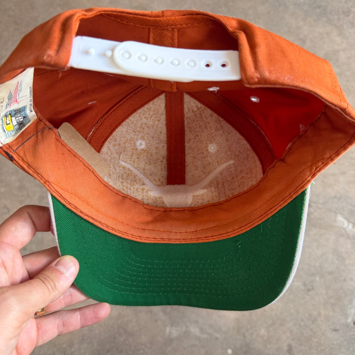 90s Orange Texas Longhorns Snapback Hat 5798