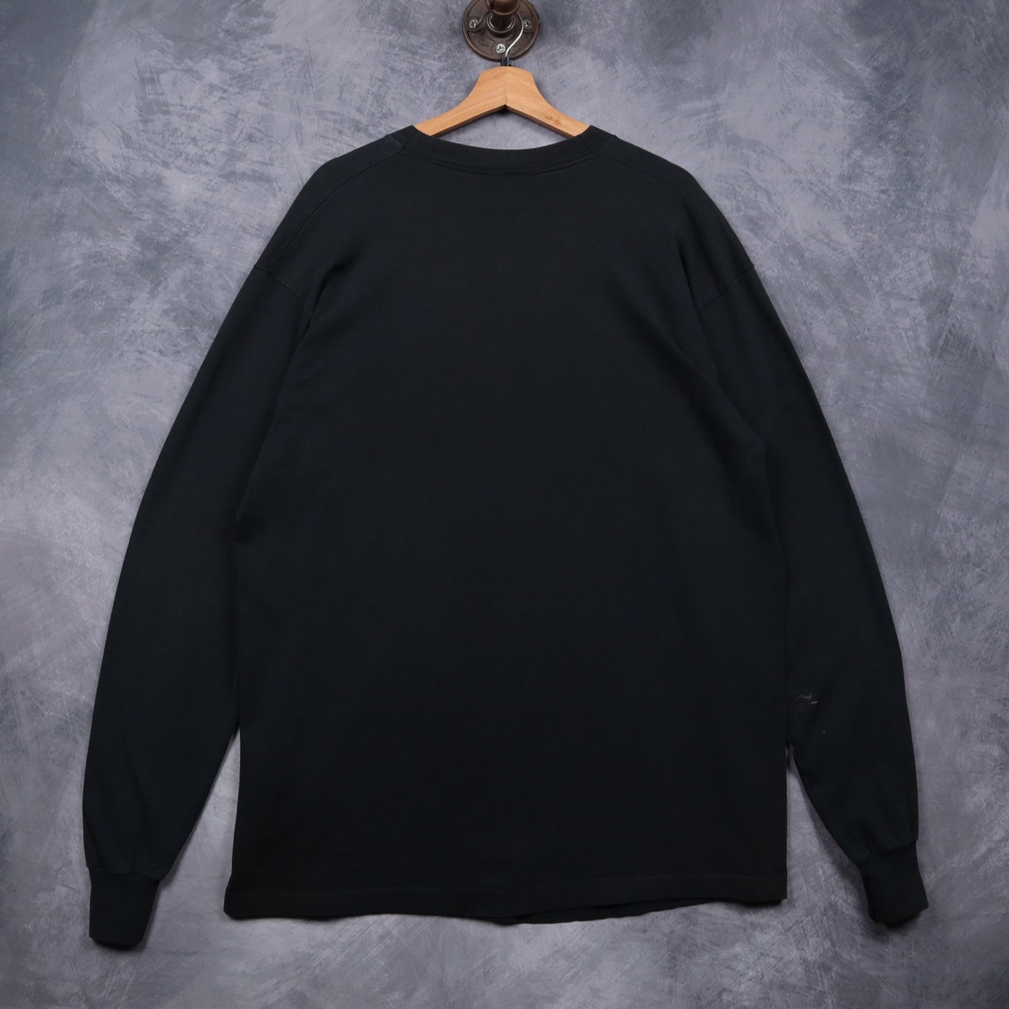 90s Black Stevie Ray Vaughan Antone's Long Sleeve Shirt 4957
