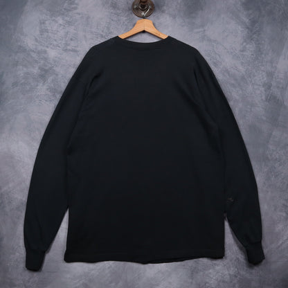 90s Black Stevie Ray Vaughan Antone's Long Sleeve Shirt 4957