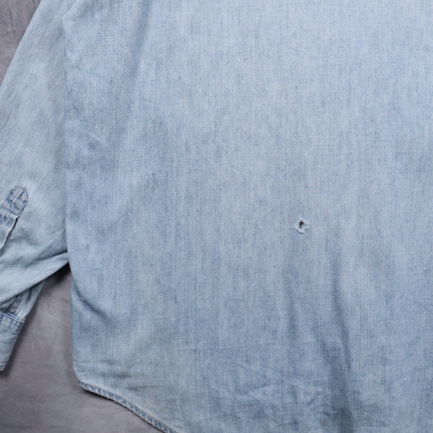 90s Light Blue Gap Blue Jeans Denim Button Up Shirt 5475