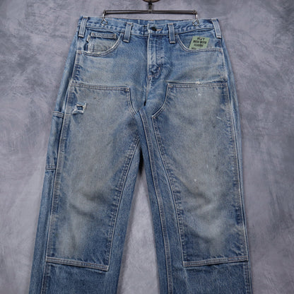 Y2K Light Wash Carhartt Double Knee Jeans 5049