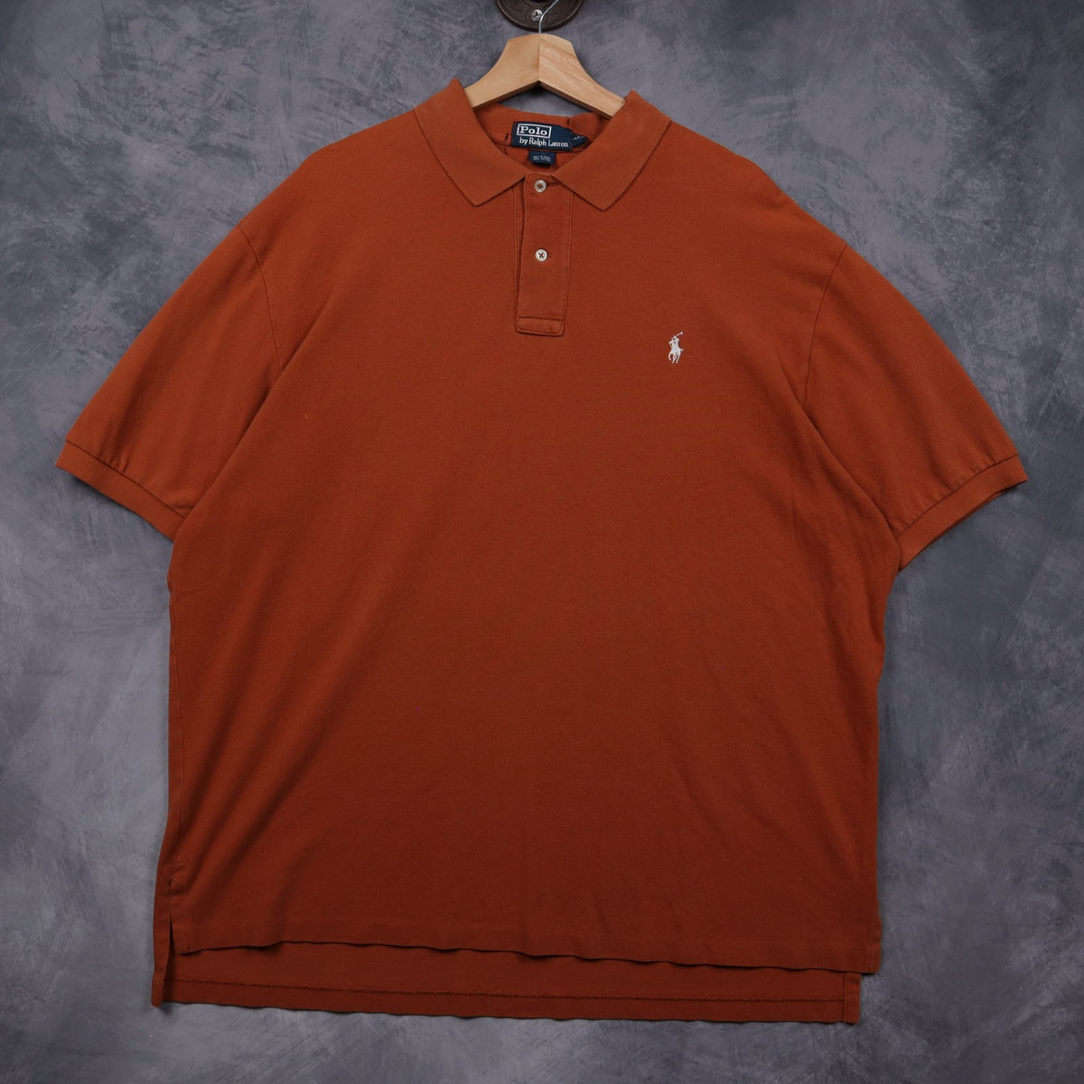 00s Rust Orange Polo Ralph Lauren Polo Shirt 5897