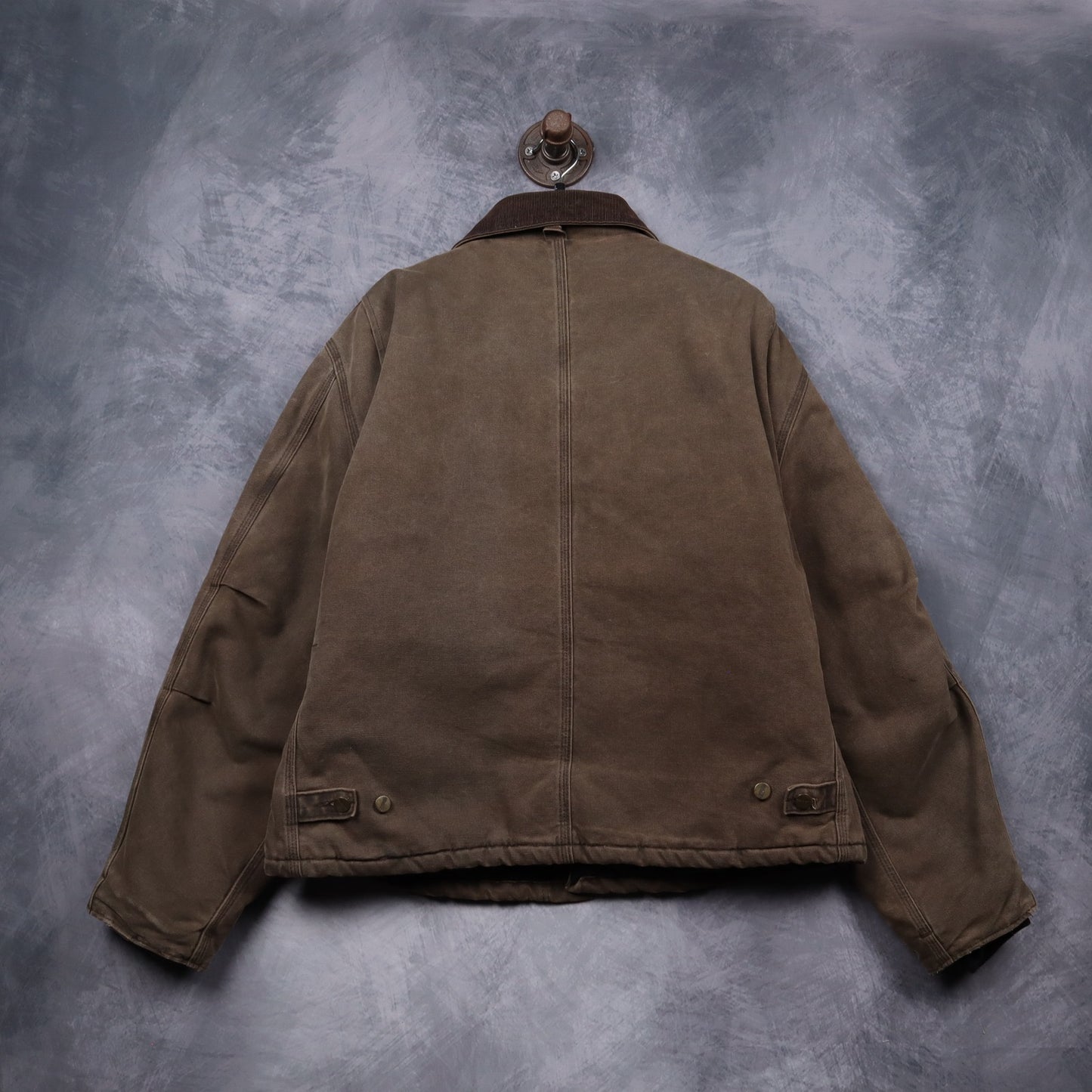 90s Brown Carhartt Cropped Arctic Work Jacket 4800
