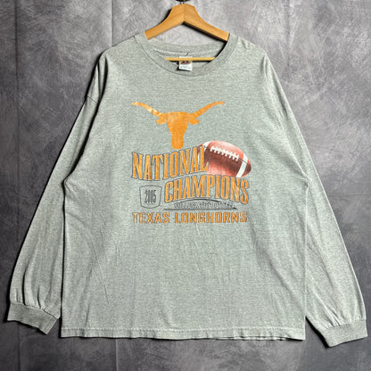 2005 Grey Texas Longhorns National Champion’s Long Sleeve Shirt 4534