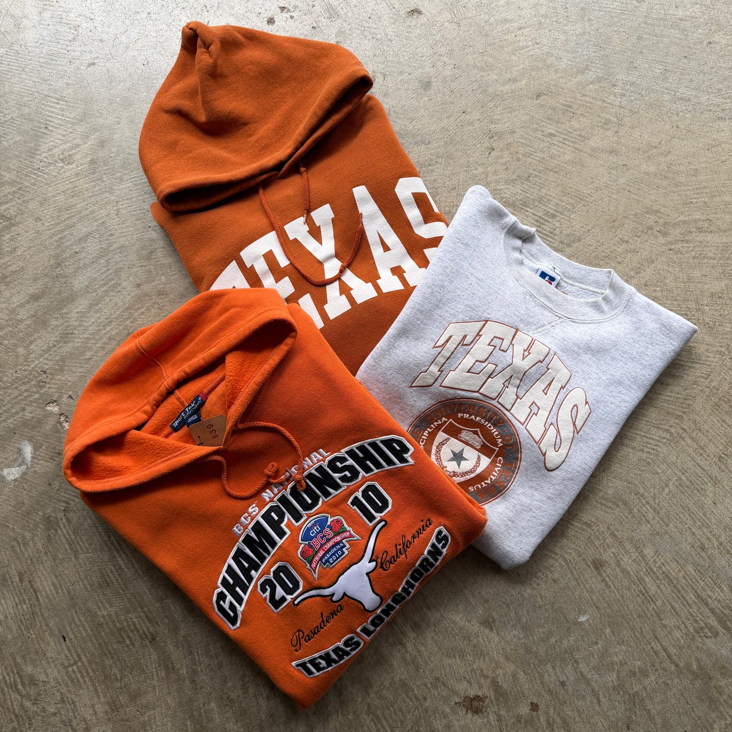 Vintage Texas Longhorns Sweatshirt Mystery Bundle (3 Pieces)