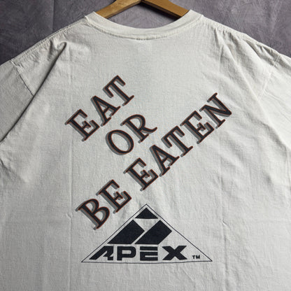 1993 White Texas Longhorns Danger Apex Shirt 4578