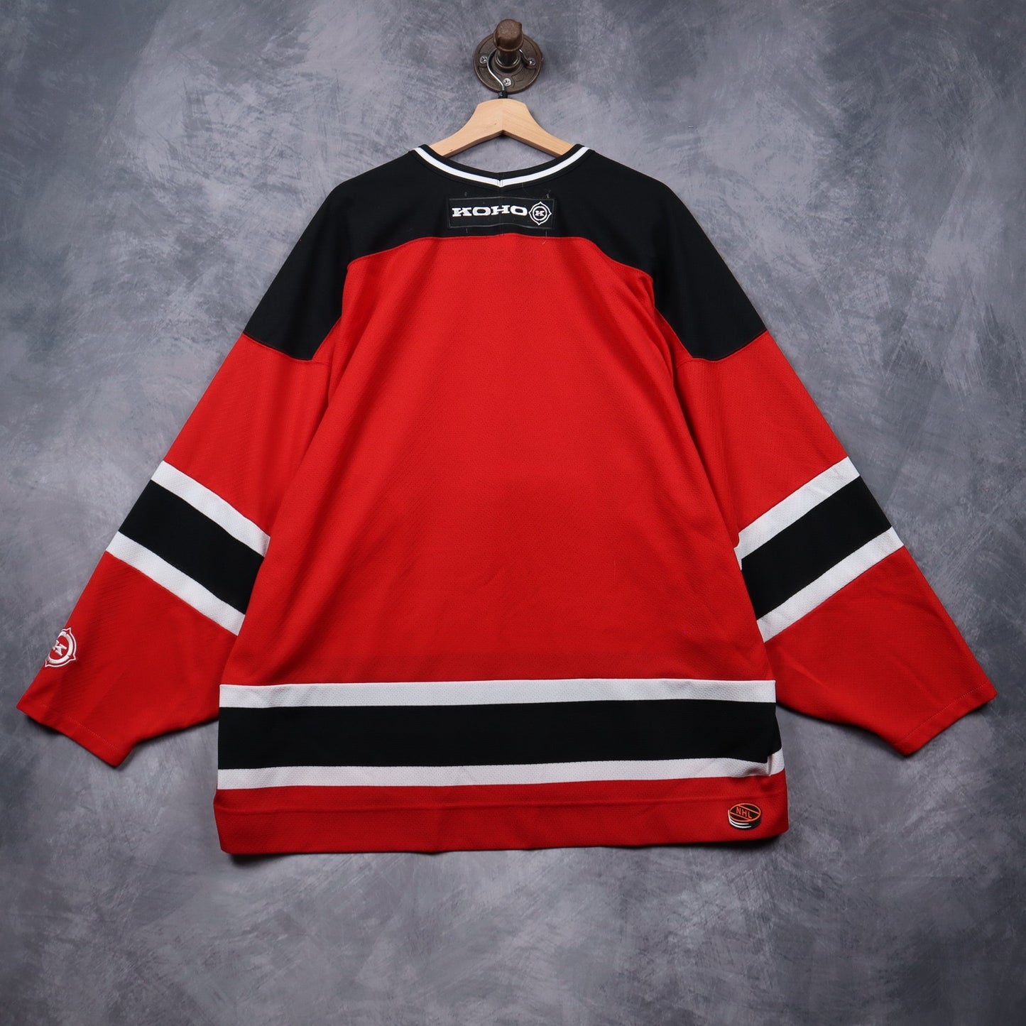 90s Red New Jersey Devils KOHO NHL Hockey Jersey 4870
