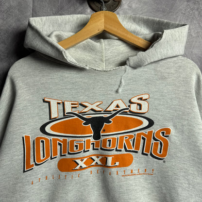 90s Grey Texas Longhorns Hoodie 4431