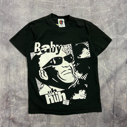 90s Black Ray Charles Diet Pepsi Baby Uh Huh Graphic Shirt S AL64