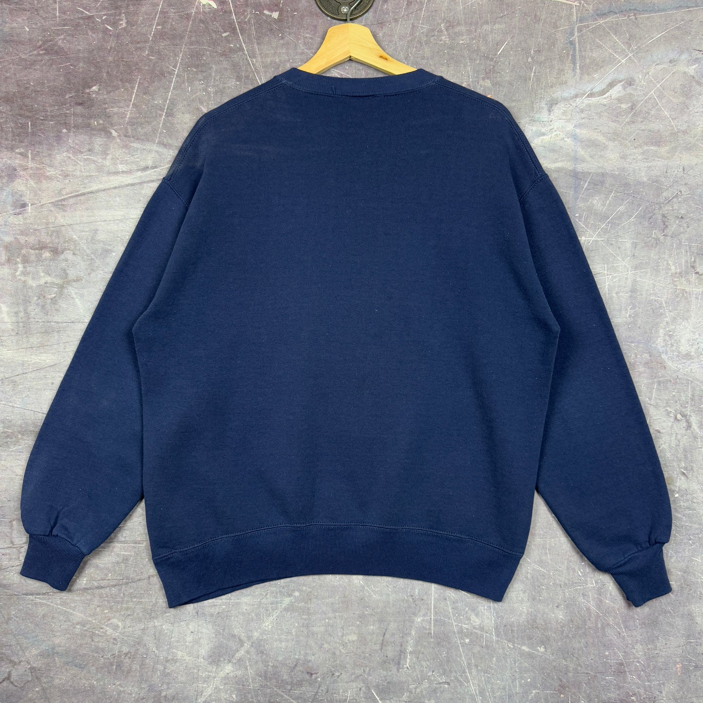 90s Navy Blue Russell University of Virginia Graphic Crewneck Sweatshirt L 1241