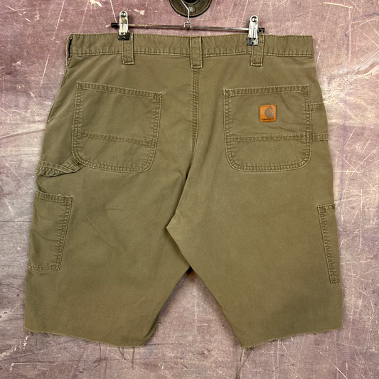 00s Green Carhartt Shorts 36x11 3524