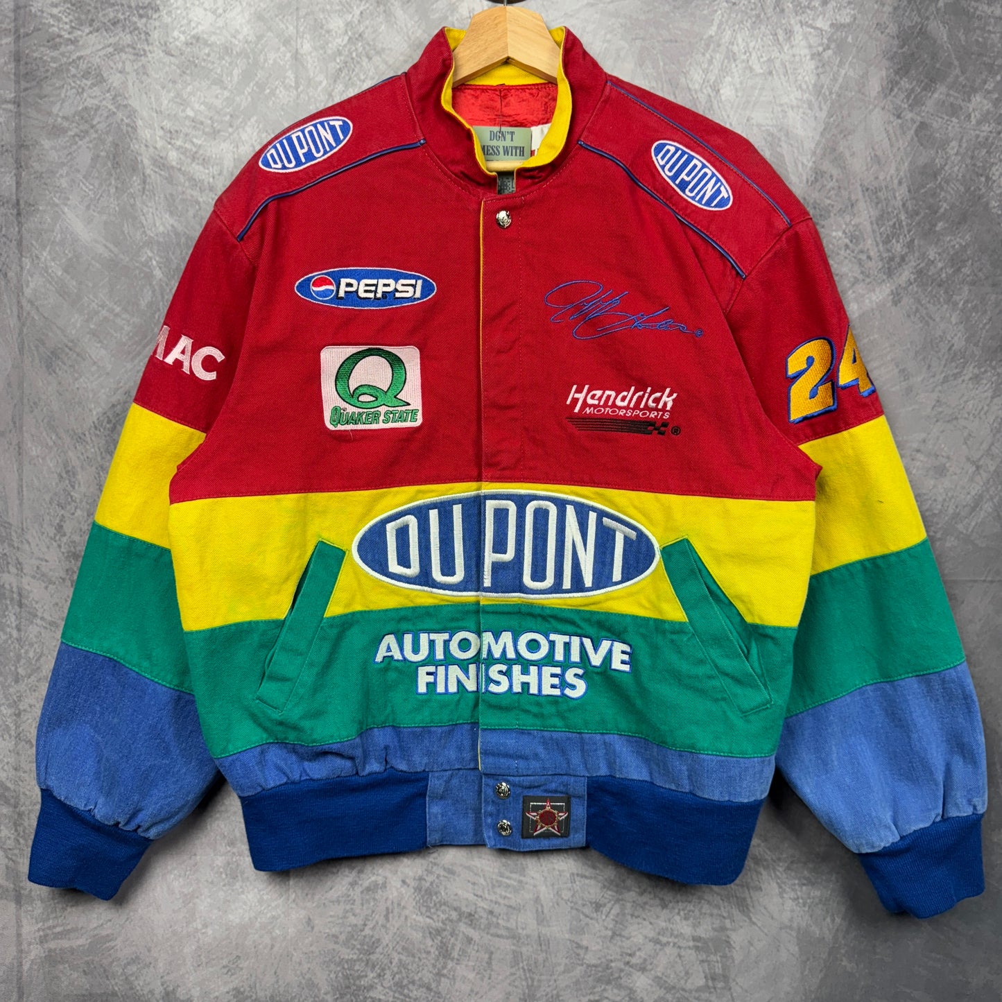 90s Rainbow Dupoint Racing Jacket 4011