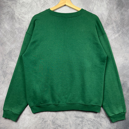 90s Green Engineering Texas Longhorns Crewneck Sweatshirt 4356