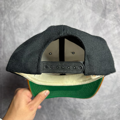 90s Texas Longhorns Sports Specialties Double Line Script Snapback Hat 4630