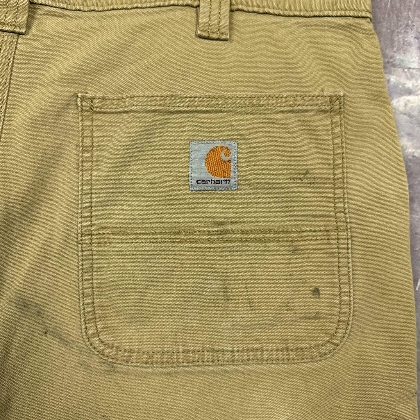 00s Tan Brown Carhartt Shorts 35x11 3517