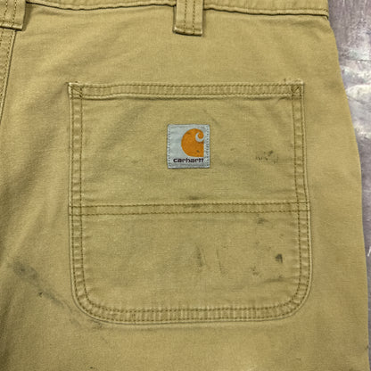 00s Tan Brown Carhartt Shorts 35x11 3517
