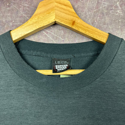90s Black Comanche Stamp Shirt 3595