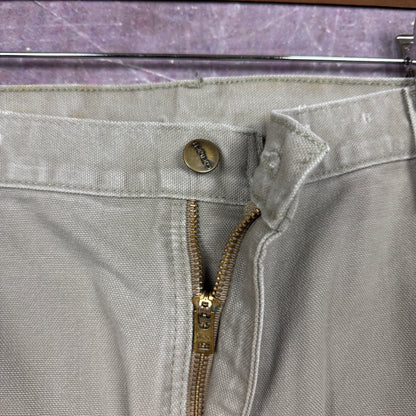 90s Tan Brown Carhartt Carpenter Work Pants 37x31.5 2462