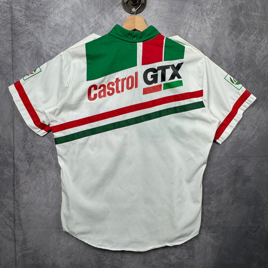 90s White Castrol GTX Racing Shirt 3910