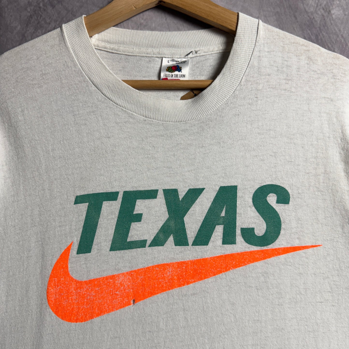 90s White Texas Longhorns Nike Gatorade Boot Shirt 4541
