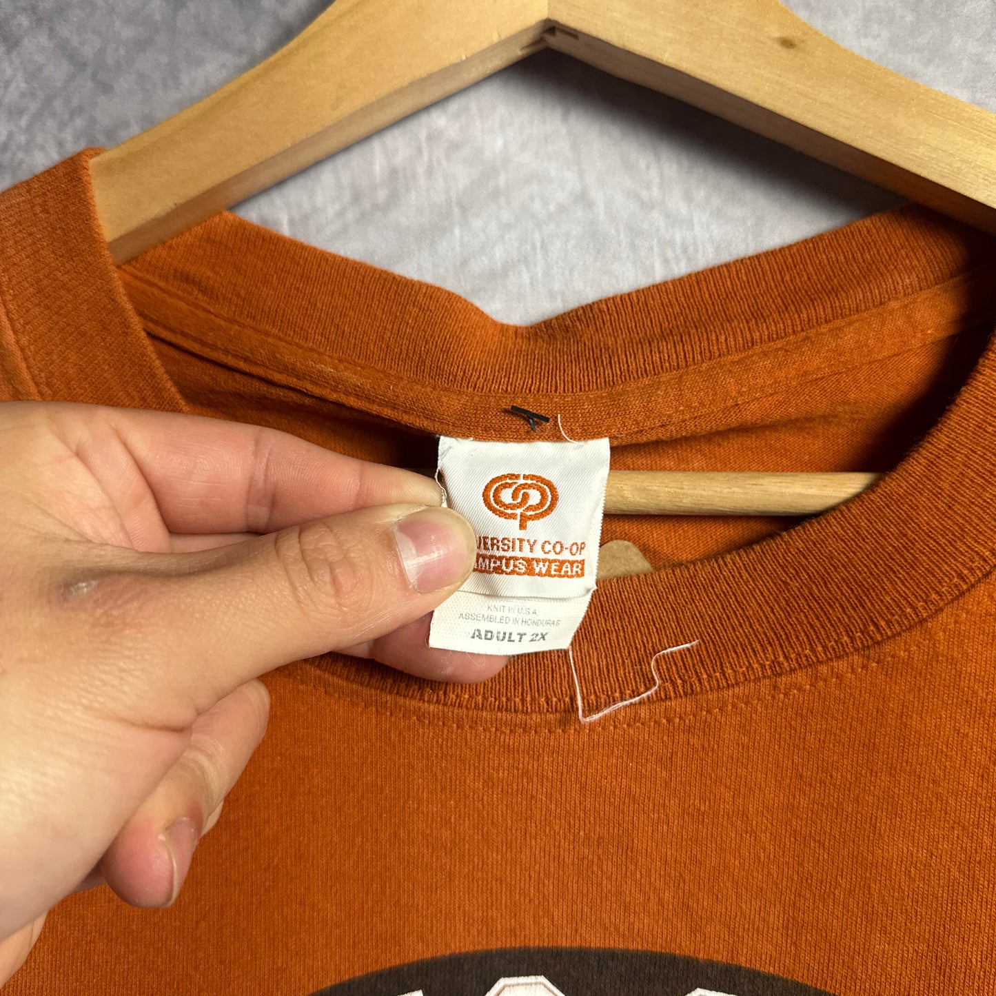 2005 Orange Texas Longhorns Big 12 Champions Shirt 4507