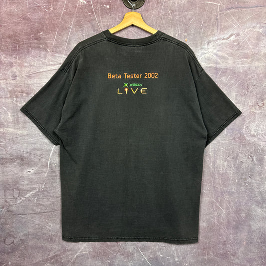 2002 Black Xbox Live Beta Tester I've Got Great Hands Shirt 3437