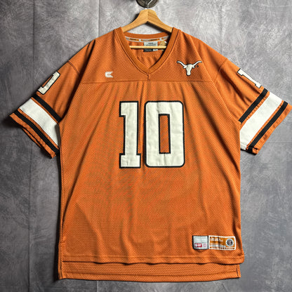 00s Orange Texas Longhorns Vince Young #10 Jersey 4576