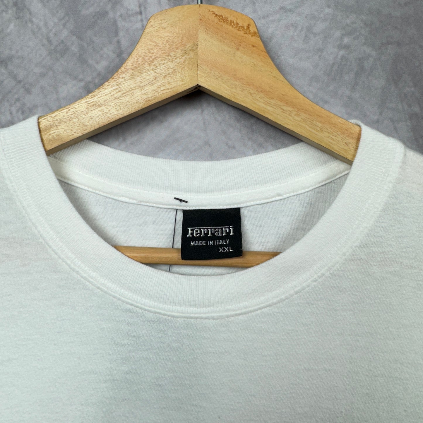 00s White Enzo Ferrari Tee 4009