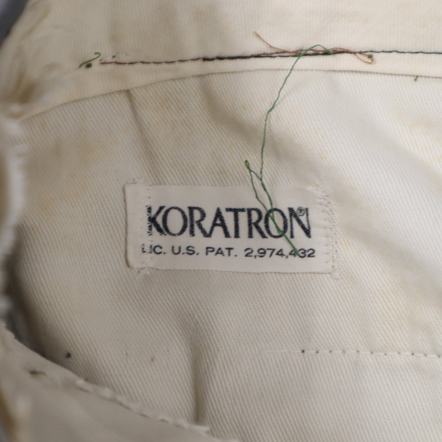 60s Slate Blue Koratron Work Trousers 5229
