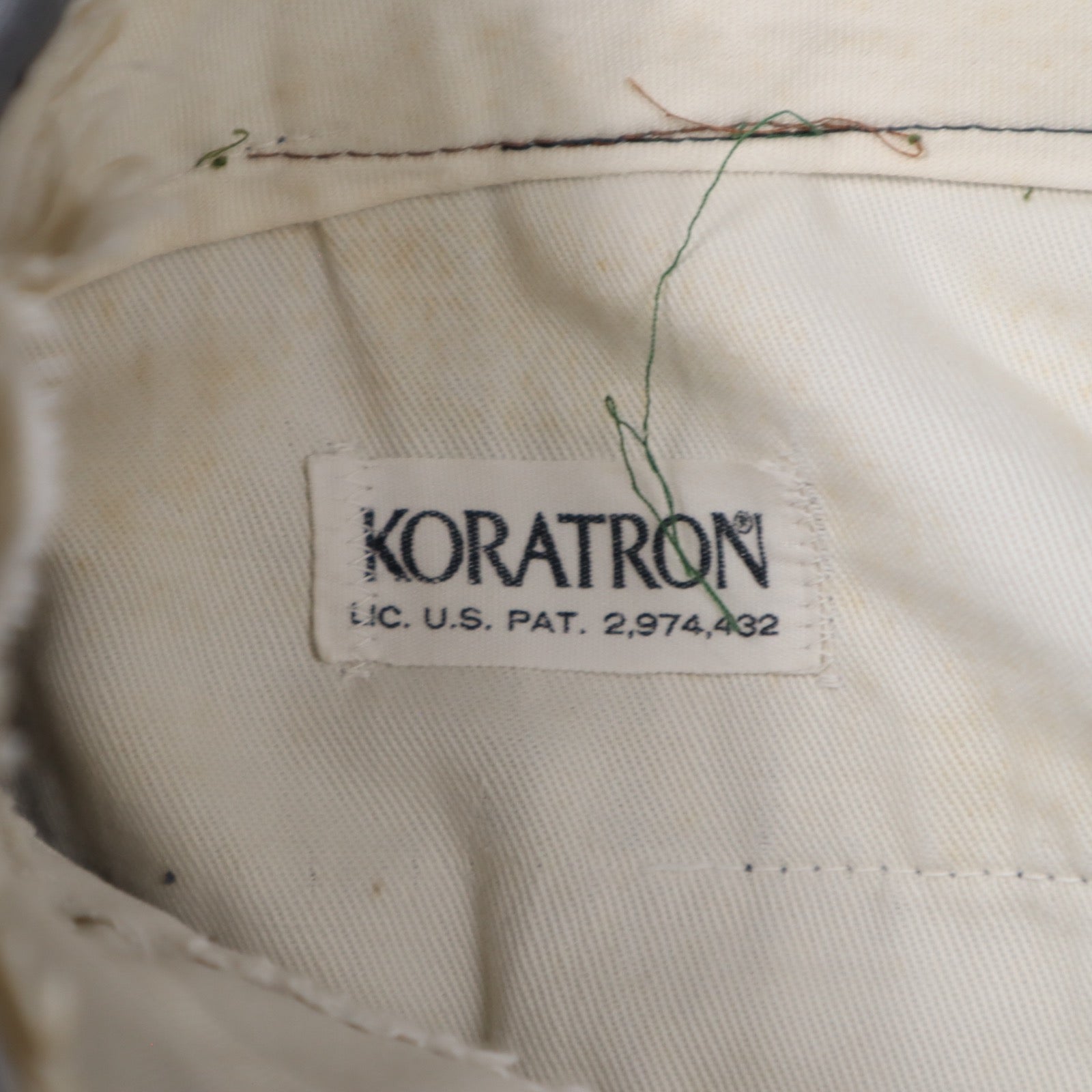 60s Slate Blue Koratron Work Trousers 5229