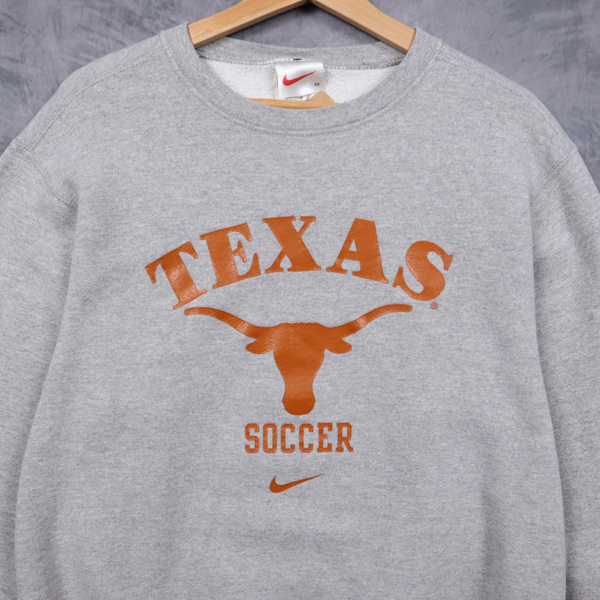 00s Grey Nike Texas Longhorns Soccer Crewneck Sweatshirt 5698
