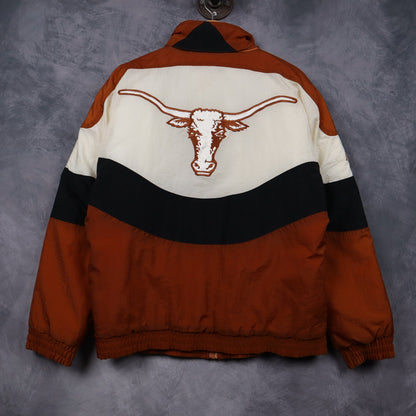 90s Burnt Orange Texas Longhorns Apex One Puffer Jacket 5916