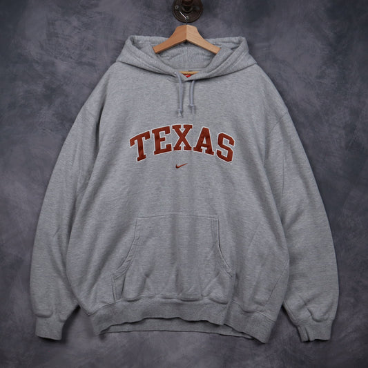 00s Grey Nike Texas Hoodie 5641