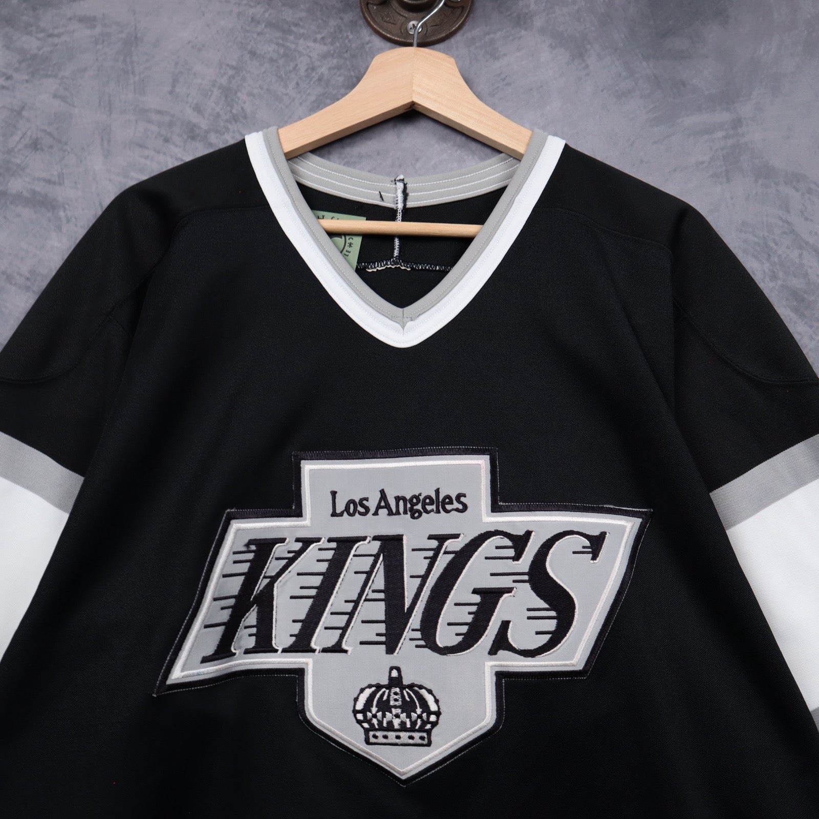 90s Black LA Kings CCM Hockey Jersey 5145