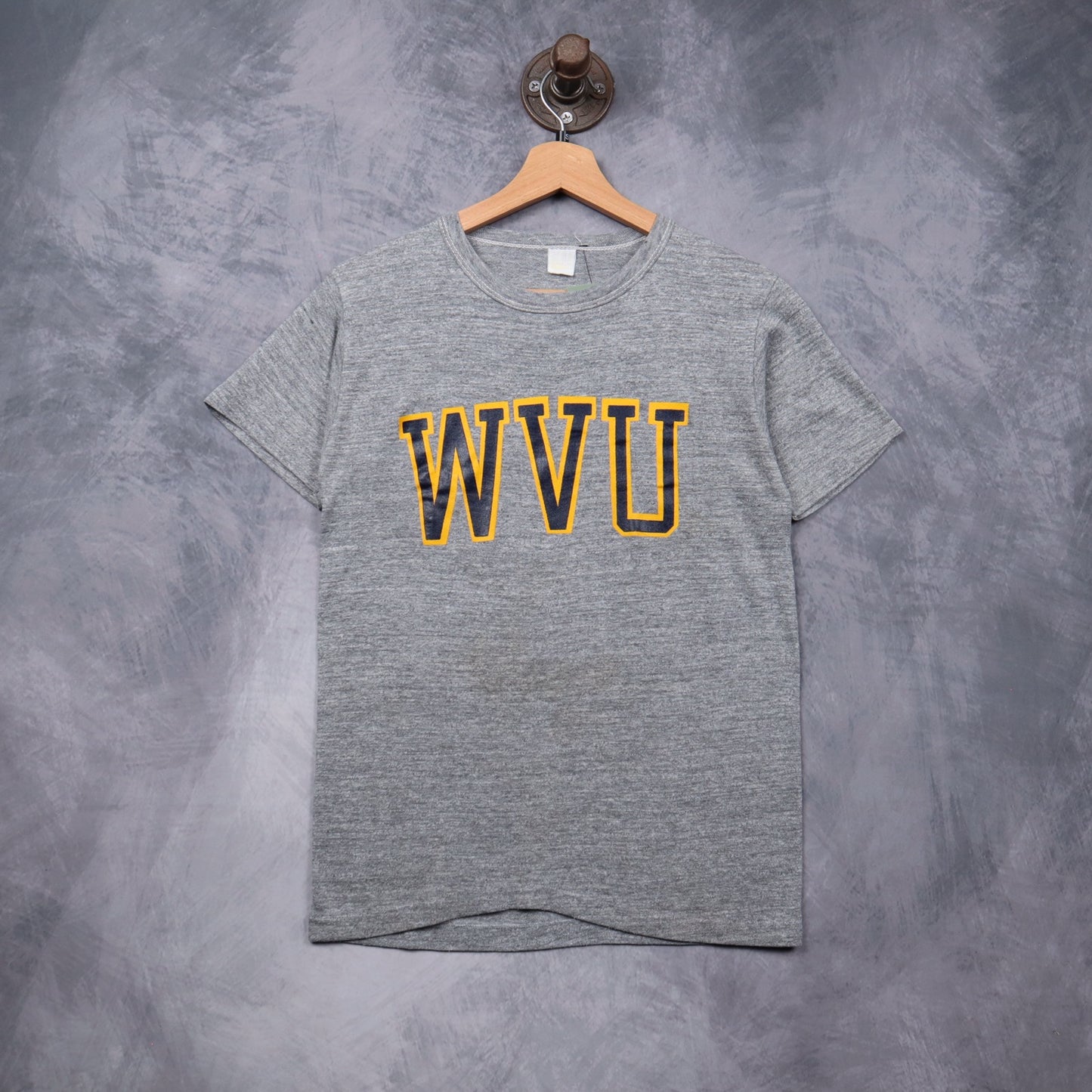 90s Heather Gray WVU West Virginia Shirt 5575