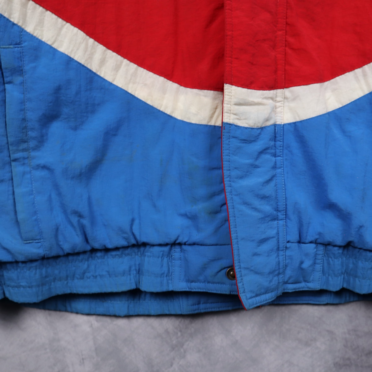 90s Blue Houston Oilers Apex One Hooded Jacket 6514