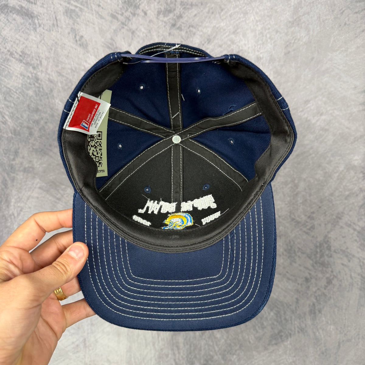 1999 Navy Blue St. Louis Rams Super Bowl XXXIV Champions Hat 6882